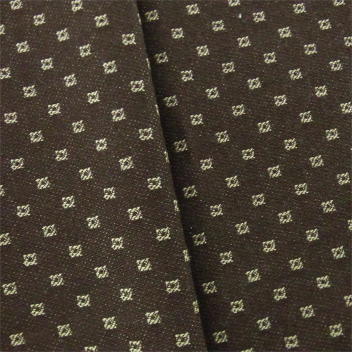 Brown/Ivory JR Scott Wool Square Home Decorating Fabric DFW53034