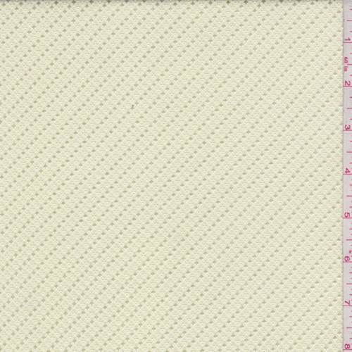 Pale Yellow Diamond Jacquard Suiting