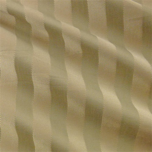 Taupe/Beige JR Scott Silk/Cotton Stripe Decorating Fabric DFW53130