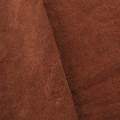 Brick Red Bam Bam Faux Suede Home Decorating Fabric DFW53096