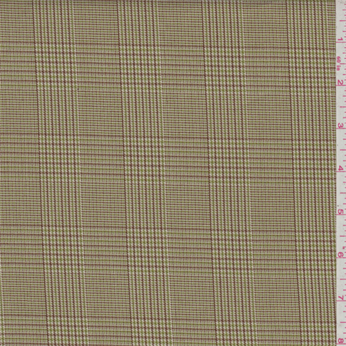 *3 YD PC--Brown/Green Plaid Suiting