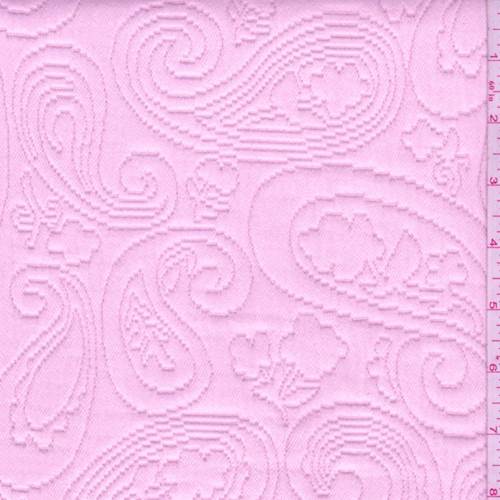 Shabby Chic Pink Paisley Matelasse