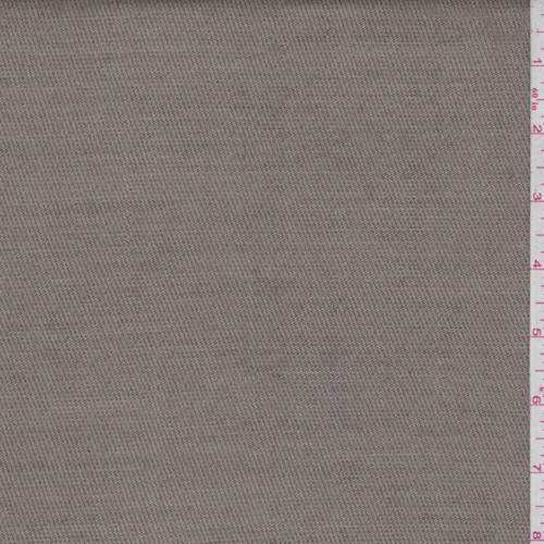 Charcoal Dotted Stripe Wool Blend Suiting