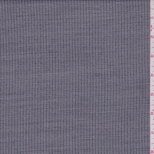 Steel Grey Railroad Stripe Wool Blend Suiting