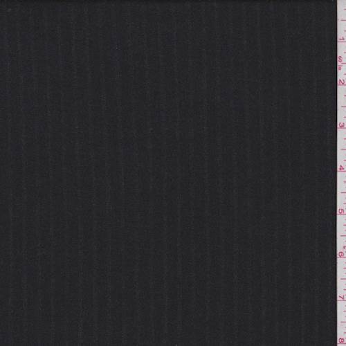 Black/Charcoal Stripe Suiting