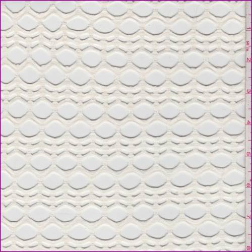 Pearl Ivory Laser Cut Jersey Knit