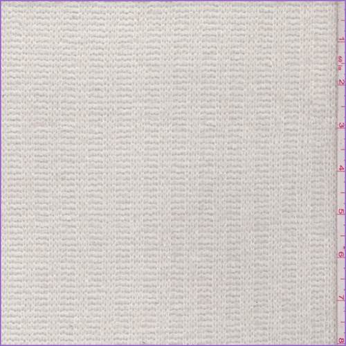 Cream Ribbed Sweater Knit