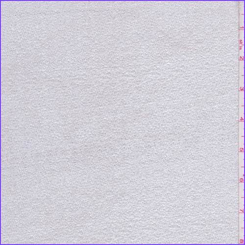 White/Silver Shimmer Crepe