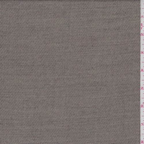 Heather Taupe Pique Wool Blend Suiting