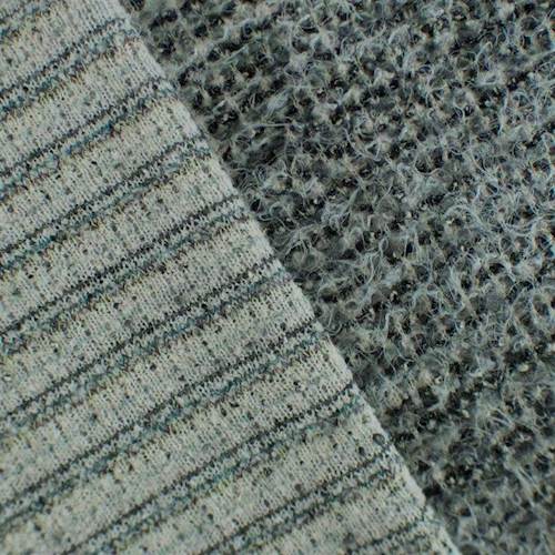 Multi Wool Blend Novelty Textured Sweater Knit