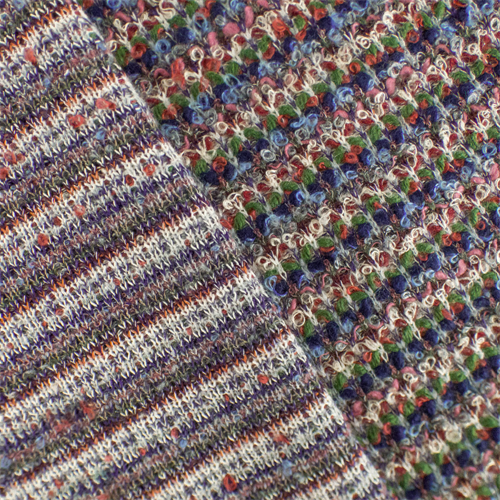 Multi Wool Blend Novelty Textured Sweater Knit 69283