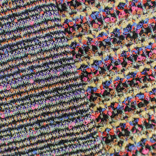 Multi Wool Blend Novelty Textured Sweater Knit 69747