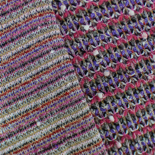 Multi Wool Blend Novelty Textured Sweater Knit 69750