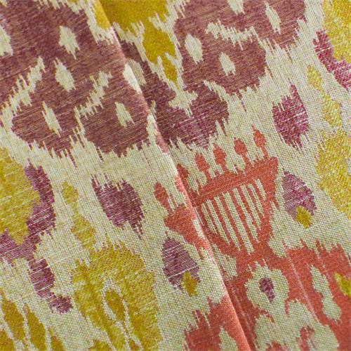 Tan/Multi Incan Ikat Jacquard Home Decorating Fabric DFW53213