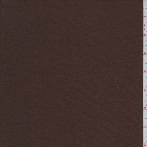 Copper Brown Interlock Knit