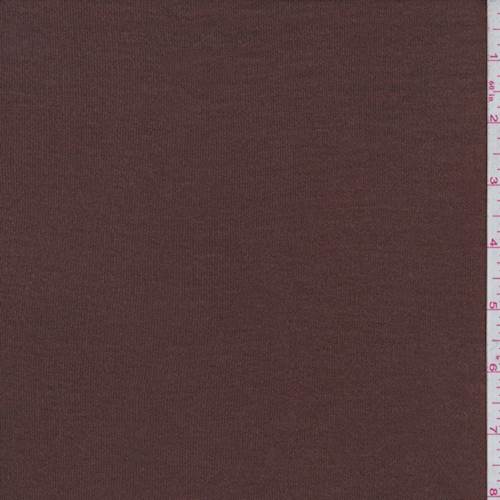 Burnt Brown Interlock Knit