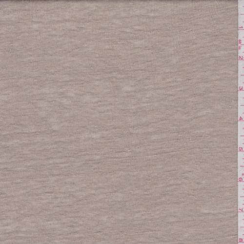 Suntan Brown Slubbed Sweater Knit