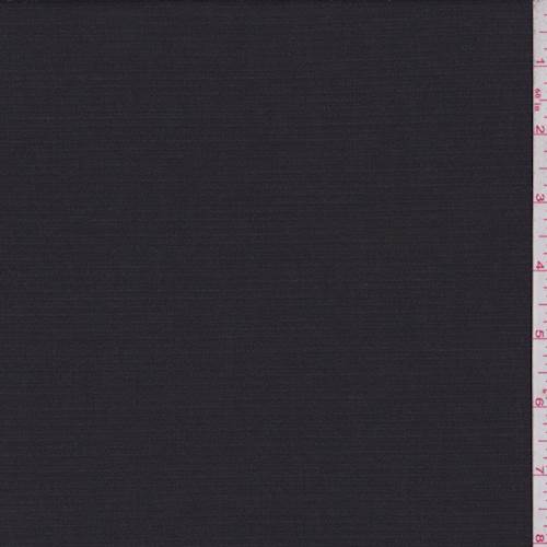 Black Rib Stripe Suiting