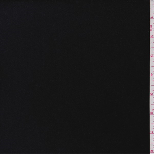 Black Brushed Wool Jacketing 72026