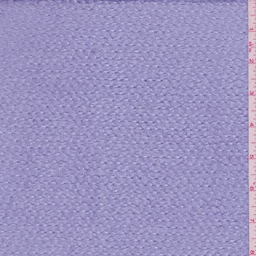 Lilac Eyelash Burnout Polyester