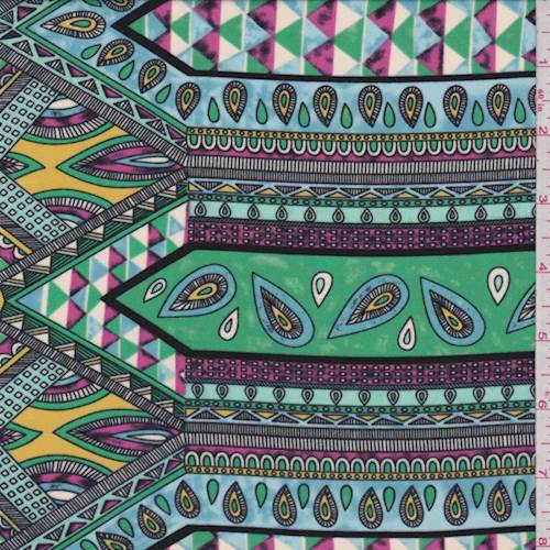 Jade Green Diamond Crepe De Chine