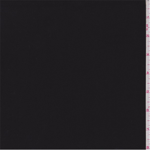 Midnight Black Tropical Wool Gabardine Suiting 72121