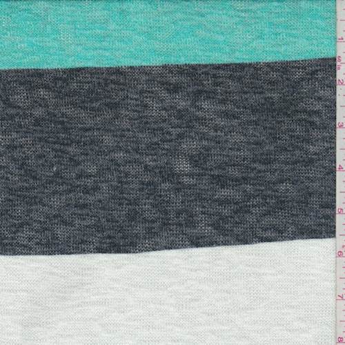 Seafoam/Multi Stripe Sweater Knit