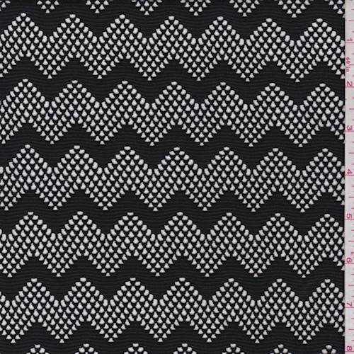 Black Chevron Mesh