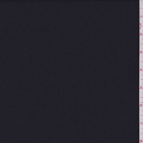 Violet Navy Wool Gabardine Suiting
