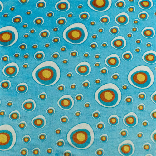 Blue/Multi Circle Minky DFW10669