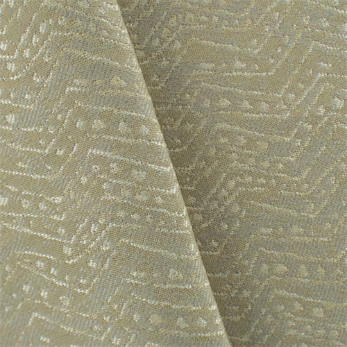 Taupe Beige Chevron Dot Jacquard Home Decorating Fabric DFW53410