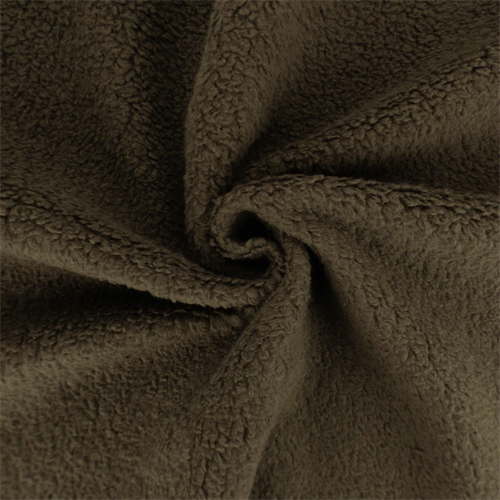 Brown Single-sided Berber Fleece - DFW10759 Discount Fabrics