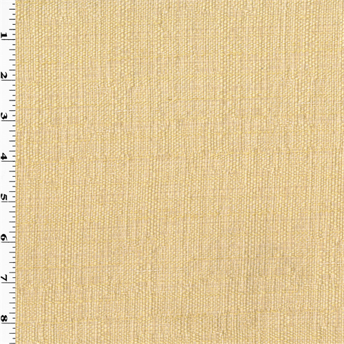 Ivory Slub Woven Home Decorating Fabric DFW53525