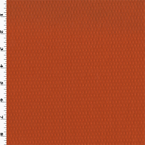 Cinnamon Orange Tic Tac Ribbed Home Decorating Fabric DFW53532