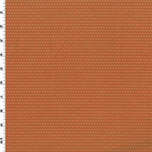 Orange/Ivory Tic Tac Ribbed Home Decorating Fabric DFW53579