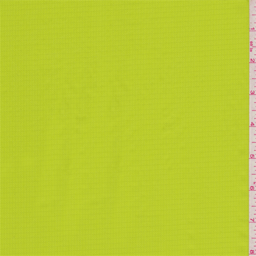 *2 3/4 YD PC--Lemon Lime Ripstop Nylon Outerwear