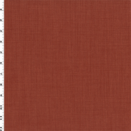 Deep Orange Basketweave Home Decorating Fabric DFW53644