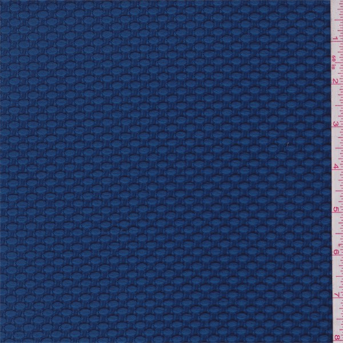 *2 3/4 YD PC--Peacock Blue Textured Knit
