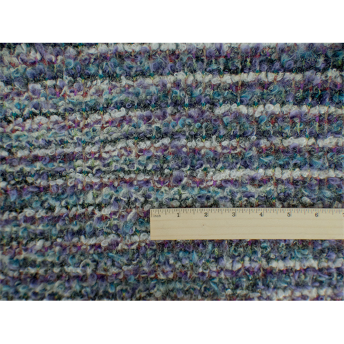 *1 1/2 YD PC--Multi Wool Blend Novelty Textured Sweater Knit