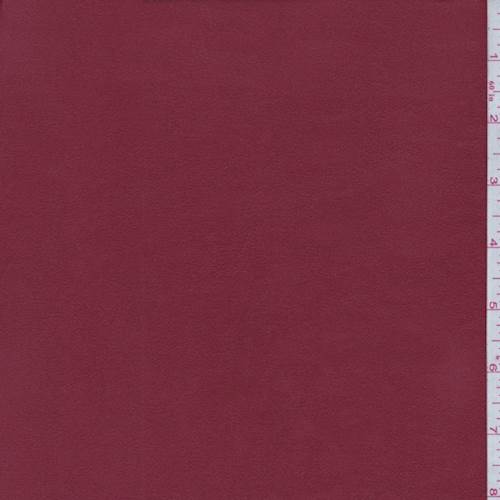 *4 1/2 YD PC--Crimson Red Knit Microsuede