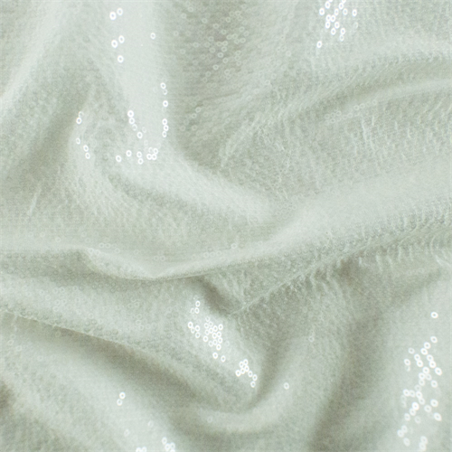 *3 YD PC--Off-White Sequin Voile