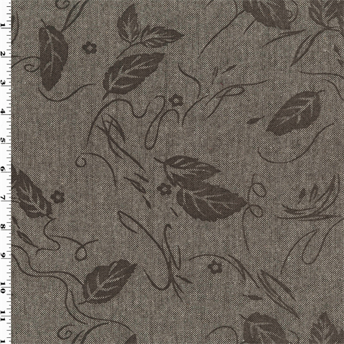 Brown Wool Blend Printed Tweed 73203