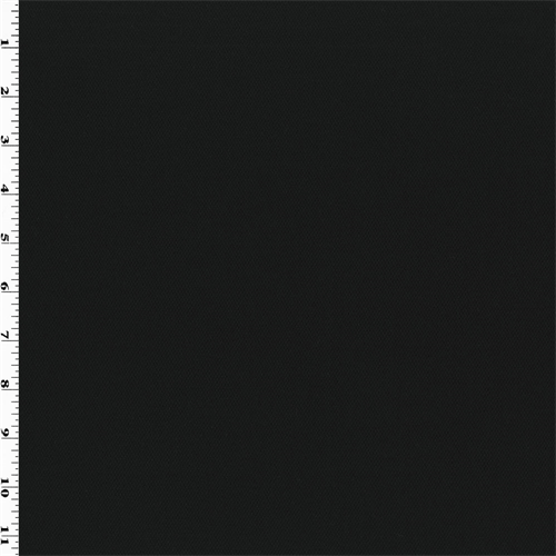 Black Wool Pique 73207