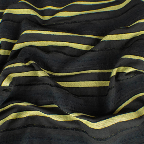 Black/Yellow-Green Stripe Woven 73233