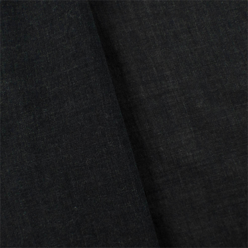 Charcoal Tropical Wool Blend Plain Weave 73258