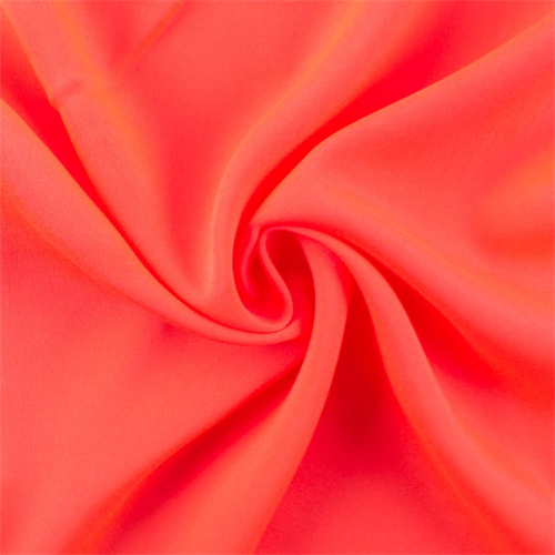 Highlighter Orange Stretch Crepe Faille 43427X