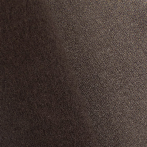 Wood Brown Wool Blend Brushed Jacketing 49371