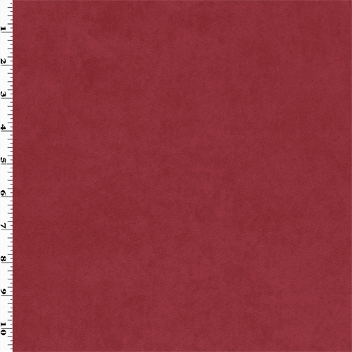Scarlet Red Faux Suede Home Decorating Fabric dfw53882
