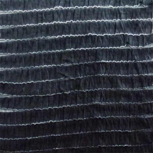 Black/Grey Ruffle Knit 68079