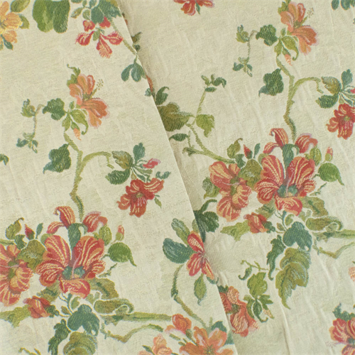 Parchment Ivory/Multi Floral Tapestry Decorating Fabric DFW53933